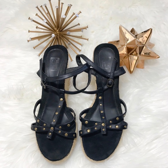 Rope-Wrapped Wedge Sandals - Picture 3 of 5